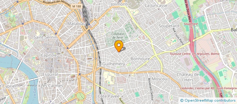 localisation de l'entreprise MONSIEUR DAVID VALLERIE  TOULOUSE