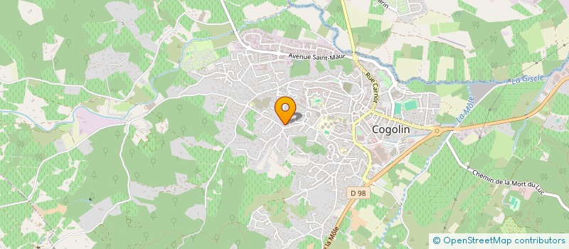 localisation de l'entreprise MONSIEUR DAVID VALLORTIGARA à COGOLIN