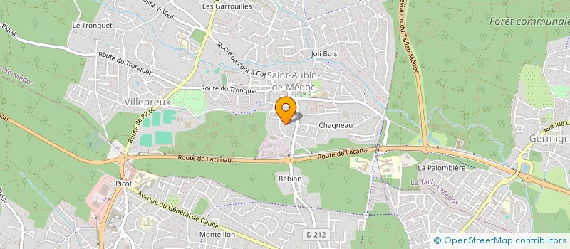 localisation de l'entreprise MONSIEUR DAVID VALOGNES  SAINT-AUBIN-DE-MEDOC