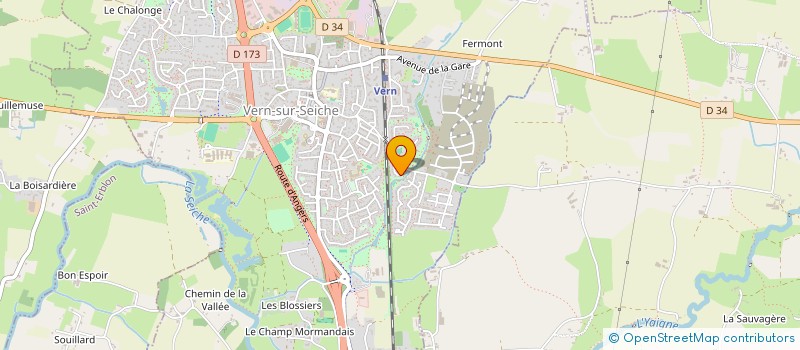 localisation de l'entreprise MONSIEUR DAVID VAN BOURGOGNE VAN BOURGOGNE  VERN-SUR-SEICHE