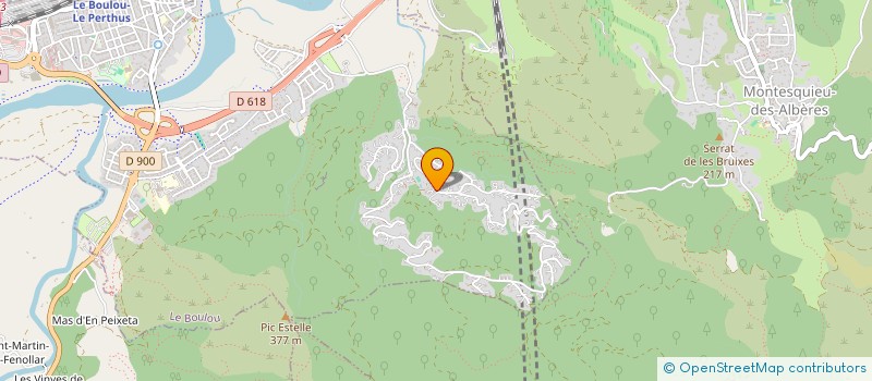 localisation de l'entreprise MONSIEUR DAVID VANDAMME  LE BOULOU