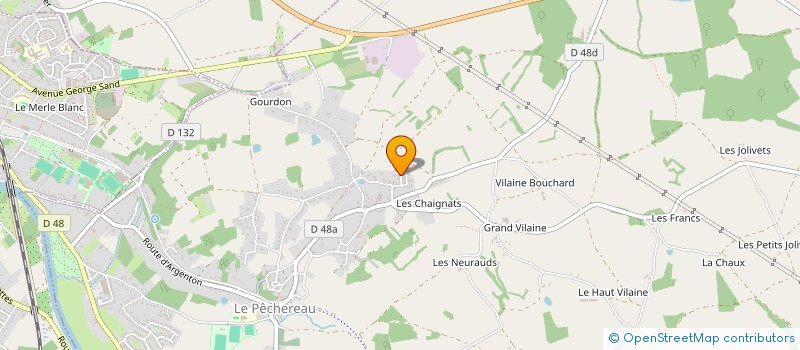 localisation de l'entreprise MONSIEUR DAVID VANDEUVRE à LE PECHEREAU
