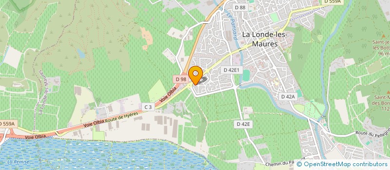 localisation de l'entreprise MONSIEUR DAVID VANDINGENEN  LA LONDE-LES-MAURES