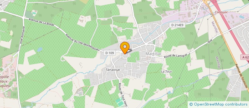 localisation de l'entreprise MONSIEUR DAVID VANHEMELRYCK à MARTILLAC