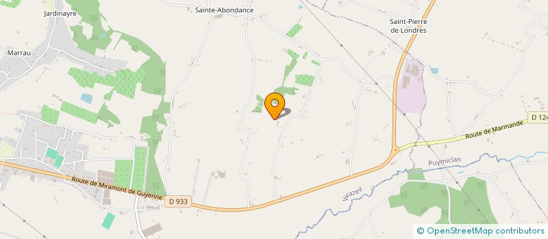 localisation de l'entreprise MONSIEUR DAVID VANINETTI  VIRAZEIL