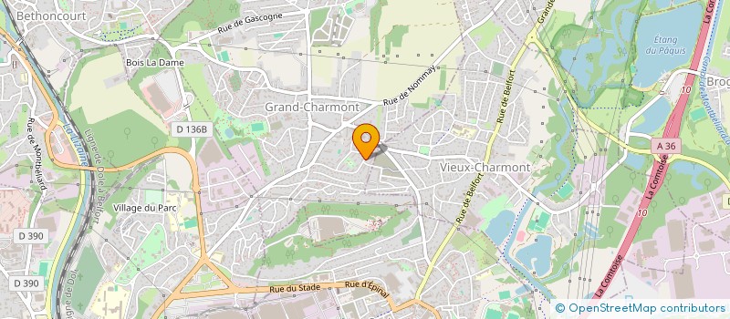 localisation de l'entreprise MONSIEUR DAVID VANNIER  GRAND-CHARMONT