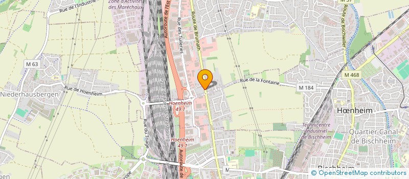 localisation de l'entreprise MONSIEUR DAVID VARGA  SOUFFELWEYERSHEIM