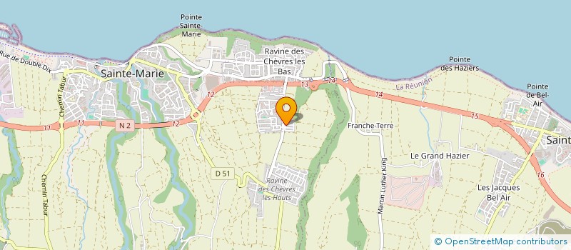 localisation de l'entreprise MONSIEUR DAVID VARON  SAINTE-MARIE