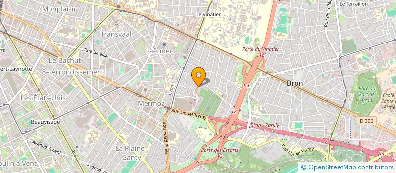 localisation de l'entreprise MONSIEUR DAVID VASSELIN  VILLEURBANNE