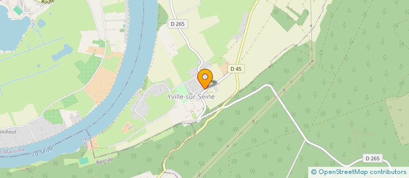 localisation de l'entreprise MONSIEUR DAVID VASSELIN  YVILLE-SUR-SEINE