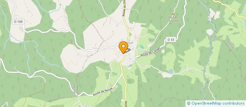 localisation de l'entreprise MONSIEUR DAVID VASSEUR  VAOUR