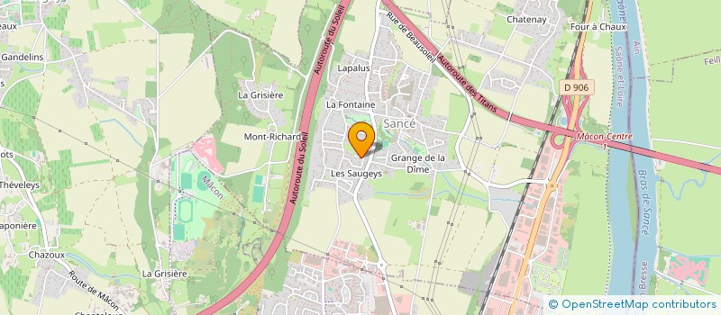 localisation de l'entreprise MONSIEUR DAVID VASSEUR  SANCE