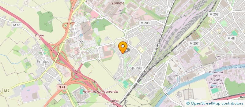 localisation de l'entreprise MONSIEUR DAVID VASSEUR  SEQUEDIN