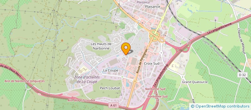 localisation de l'entreprise MONSIEUR DAVID VAZ LOPES  NARBONNE