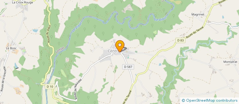 localisation de l'entreprise MONSIEUR DAVID VEDEL  CENTRES