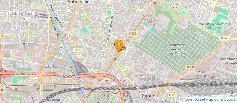 localisation de l'entreprise MONSIEUR DAVID VENG à AUBERVILLIERS