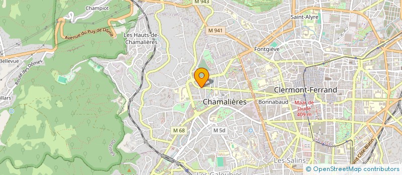 localisation de l'entreprise MONSIEUR DAVID VENTENAT à CHAMALIERES