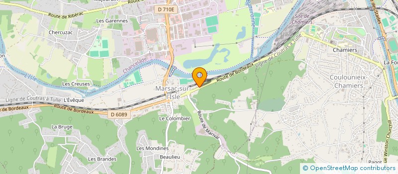 localisation de l'entreprise MONSIEUR DAVID VERDU  CENON