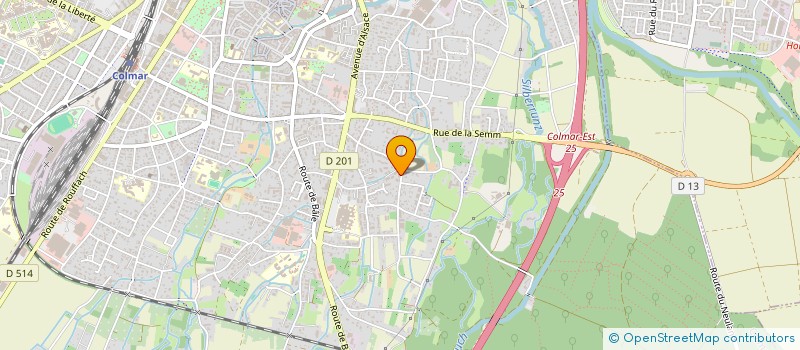 localisation de l'entreprise MONSIEUR DAVID VERGARA DOMINGUEZ  WINTZENHEIM