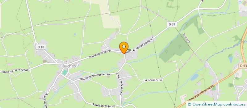 localisation de l'entreprise MONSIEUR DAVID VERNAY  OUCHES