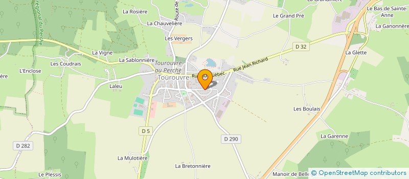 localisation de l'entreprise MONSIEUR DAVID VERNEAU à TOUROUVRE AU PERCHE