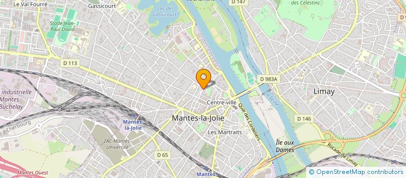 localisation de l'entreprise MONSIEUR DAVID VERNEL  MANTES-LA-JOLIE