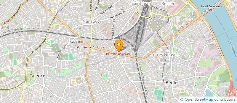 localisation de l'entreprise MONSIEUR DAVID VERNET  BORDEAUX