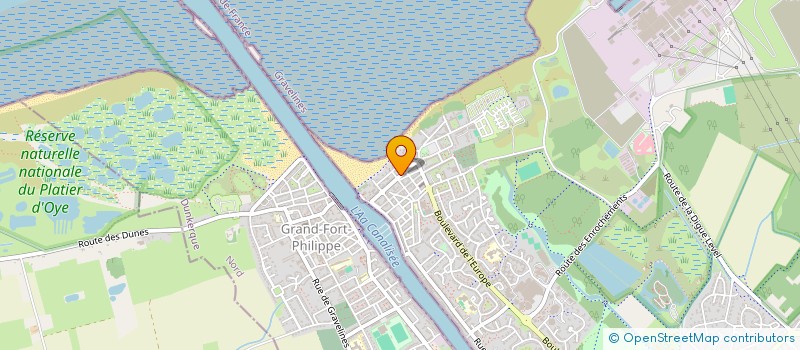 localisation de l'entreprise MONSIEUR DAVID VEROVE  GRAVELINES