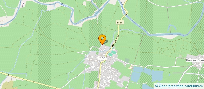 localisation de l'entreprise MONSIEUR DAVID VERVAEREN  CANET