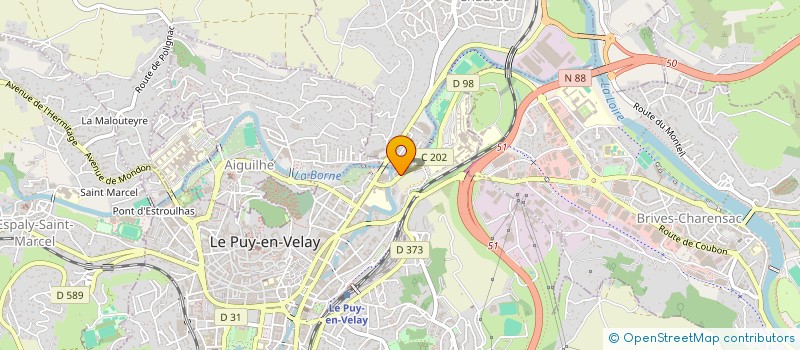 localisation de l'entreprise MONSIEUR DAVID VEY  LE PUY-EN-VELAY