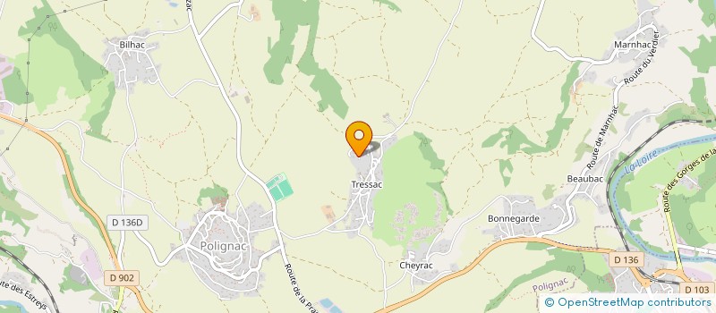 localisation de l'entreprise MONSIEUR DAVID VEYRIER  POLIGNAC
