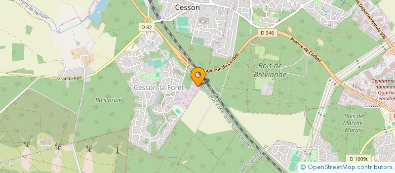 localisation de l'entreprise MONSIEUR DAVID VICENTE  CESSON