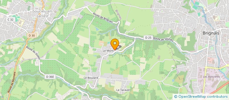 localisation de l'entreprise MONSIEUR DAVID VICHARD  ORLIENAS