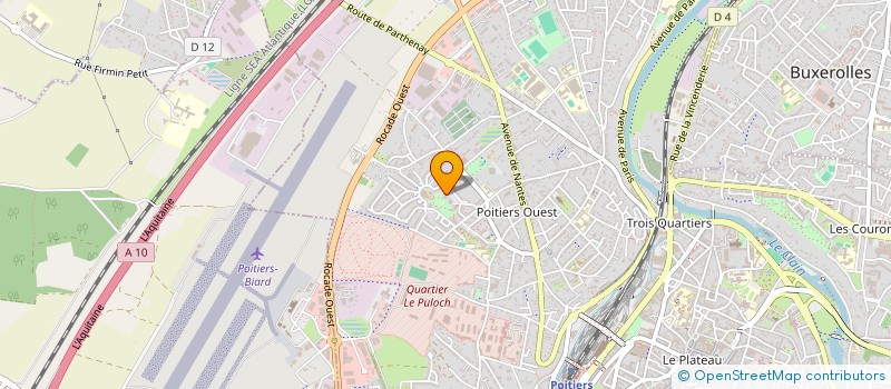 localisation de l'entreprise MONSIEUR DAVID VIDAL à POITIERS