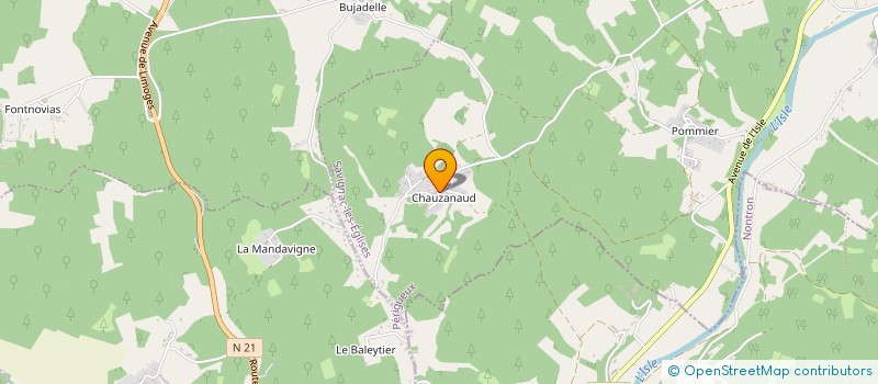 localisation de l'entreprise MONSIEUR DAVID VIECELLI  SAVIGNAC-LES-EGLISES