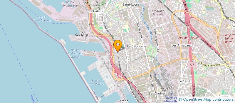 localisation de l'entreprise MONSIEUR DAVID VIEILLARD à MARSEILLE