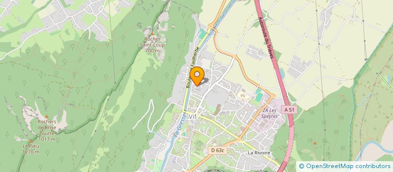 localisation de l'entreprise MONSIEUR DAVID VIEIRA TEIXEIRA  VIF