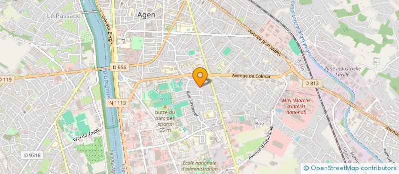 localisation de l'entreprise MONSIEUR DAVID VIGUIE  AGEN