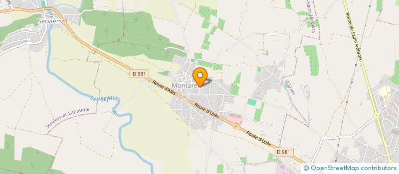 localisation de l'entreprise MONSIEUR DAVID VILAR  MONTAREN-ET-SAINT-MEDIERS