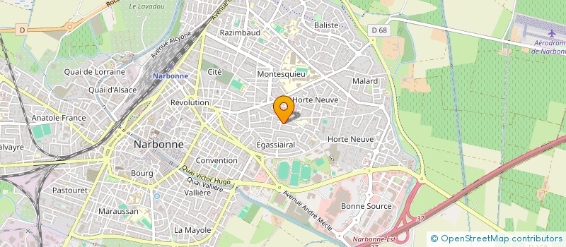 localisation de l'entreprise MONSIEUR DAVID VILAR  NARBONNE