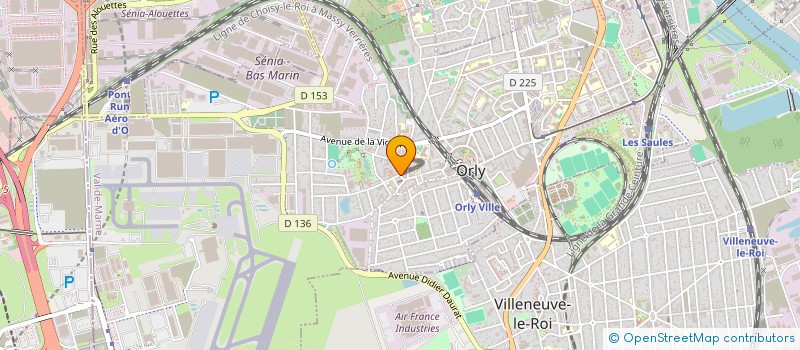 localisation de l'entreprise MONSIEUR DAVID VILDEUIL  ORLY