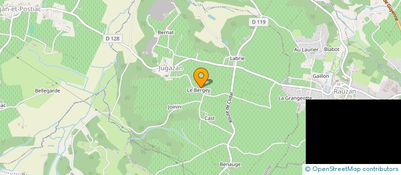 localisation de l'entreprise MONSIEUR DAVID VILLANUEVA  JUGAZAN