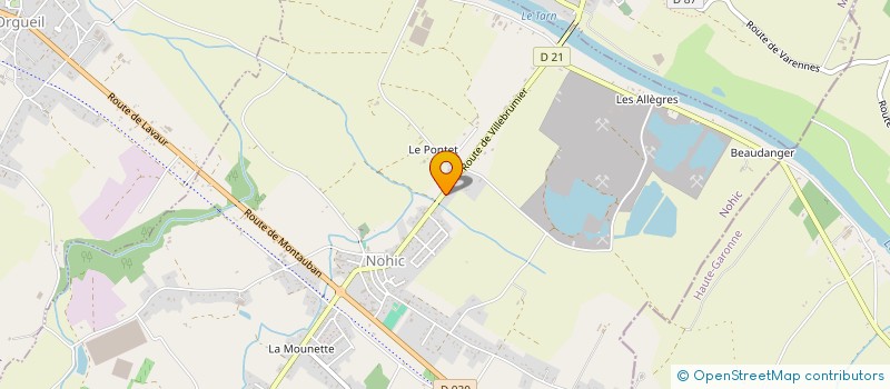 localisation de l'entreprise MONSIEUR DAVID VILLEGER  NOHIC