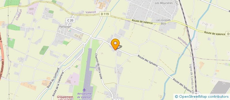 localisation de l'entreprise MONSIEUR DAVID VILLEMIN à CHABEUIL