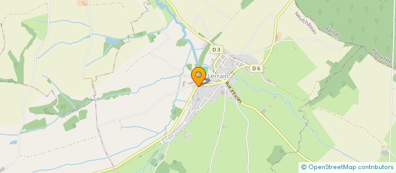 localisation de l'entreprise MONSIEUR DAVID VILLEMINOT  LERRAIN