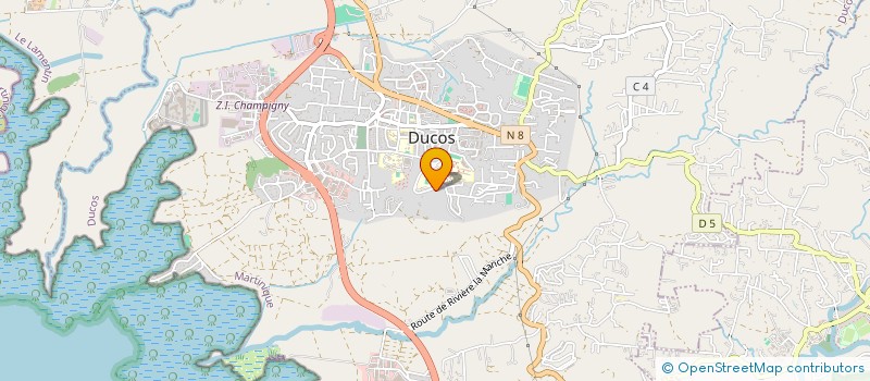 localisation de l'entreprise MONSIEUR DAVID VILLERONCE à DUCOS