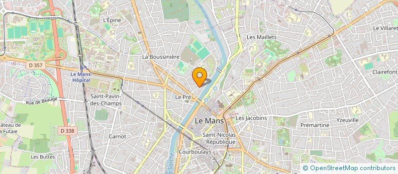 localisation de l'entreprise MONSIEUR DAVID VINCENOT à LE MANS