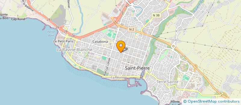 localisation de l'entreprise MONSIEUR DAVID VINCENT  SAINT-PIERRE