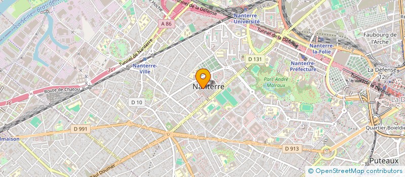 localisation de l'entreprise MONSIEUR DAVID VINCENT à NANTERRE