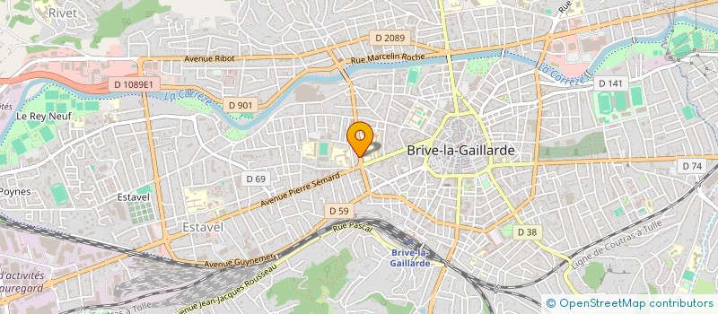 localisation de l'entreprise MONSIEUR DAVID VINCENT à BRIVE-LA-GAILLARDE